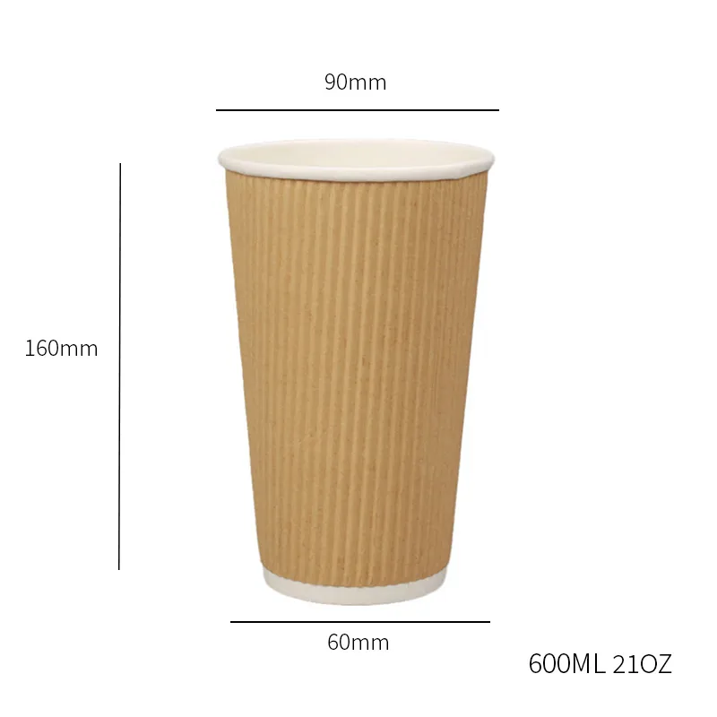 ¿Por qué son tan populares las copas de papel corrugadas?